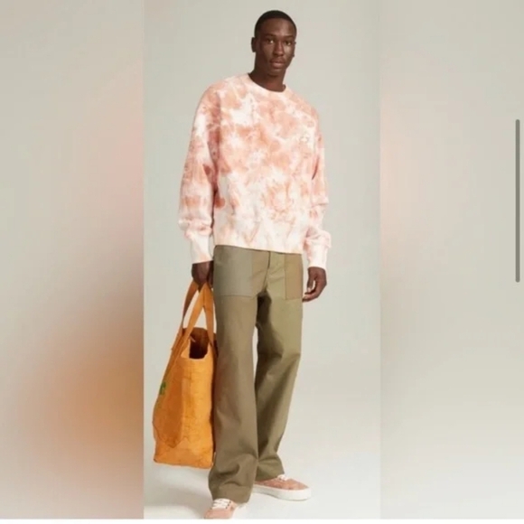 H&M Other - NWT H&M Edition by John Boyega Tie-dye Cotton Sweatshirt Pink Large